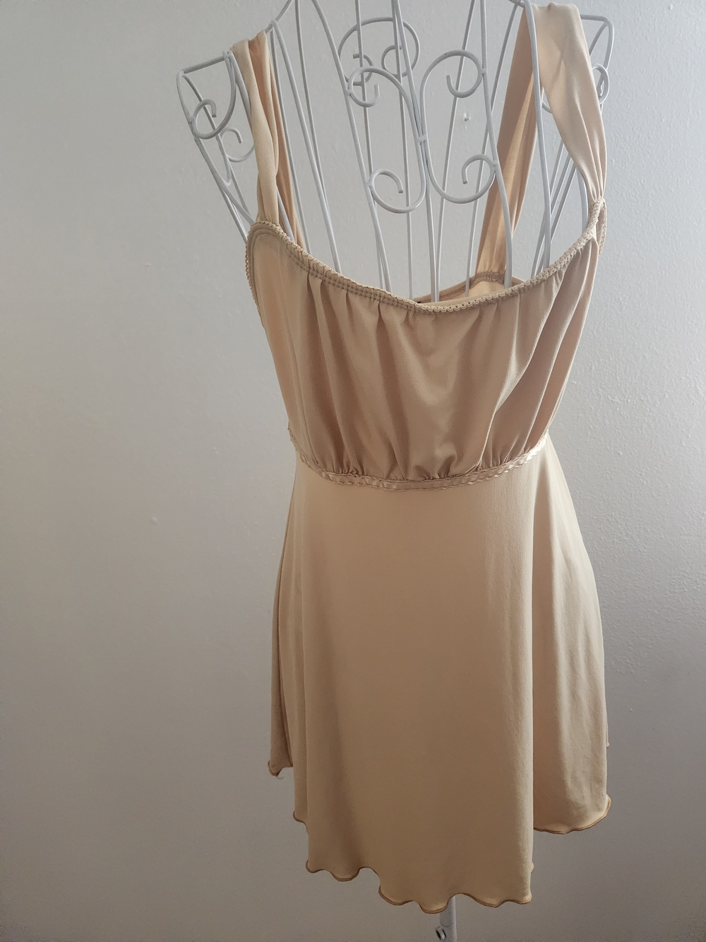 B.Works Byer California Nude Beige Blouse Size Large